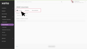 Add courses page. There are three radio button options: "By course", "By diploma", and "By specialization". The cursor is selecting "By course"
